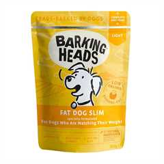 Barking Heads Fat Dog Slim Adult Wet Dog Food - 10x300g Pouches